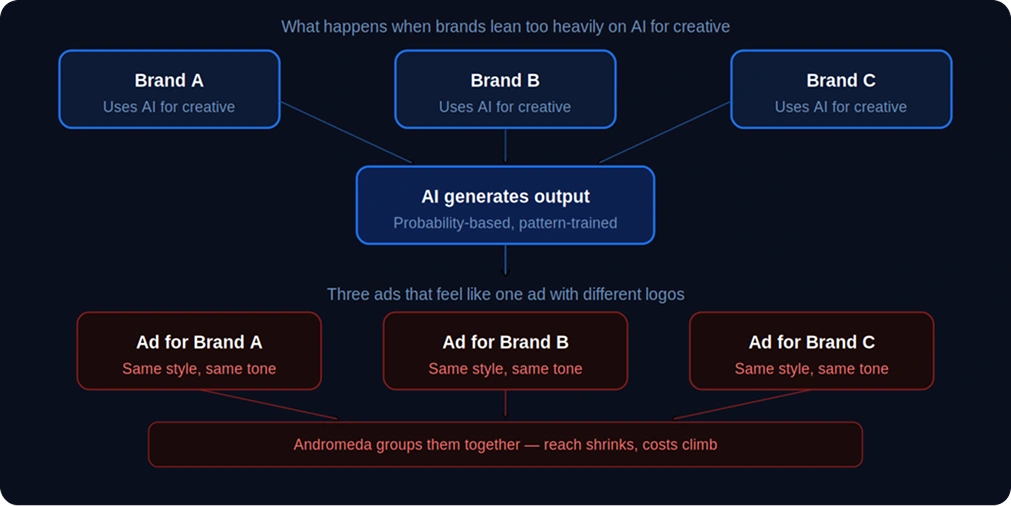 What happens when brands rely too much on AI for creative