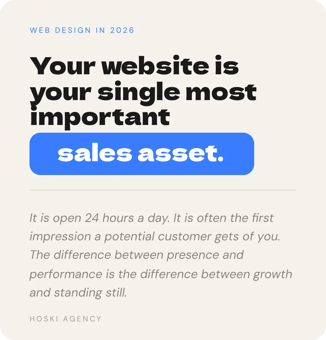 A website that is built for performance