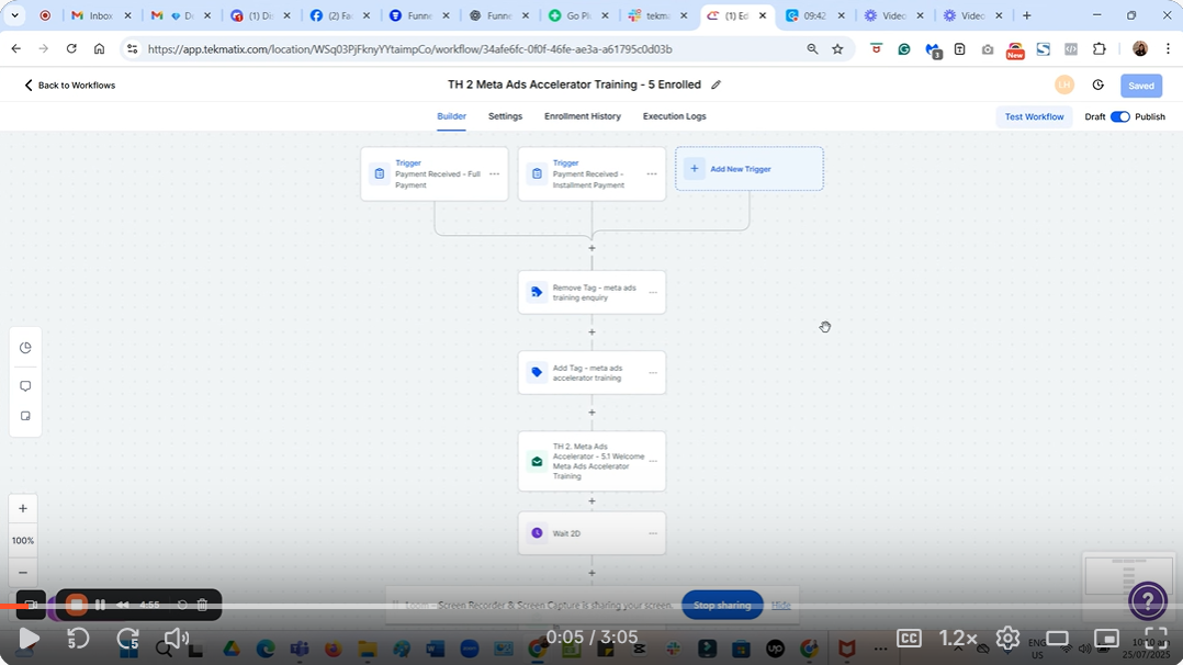Client workflows five and six walkthrough