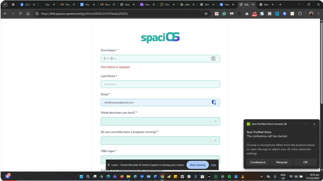 Lead magnet to assessment to delivery walkthrough