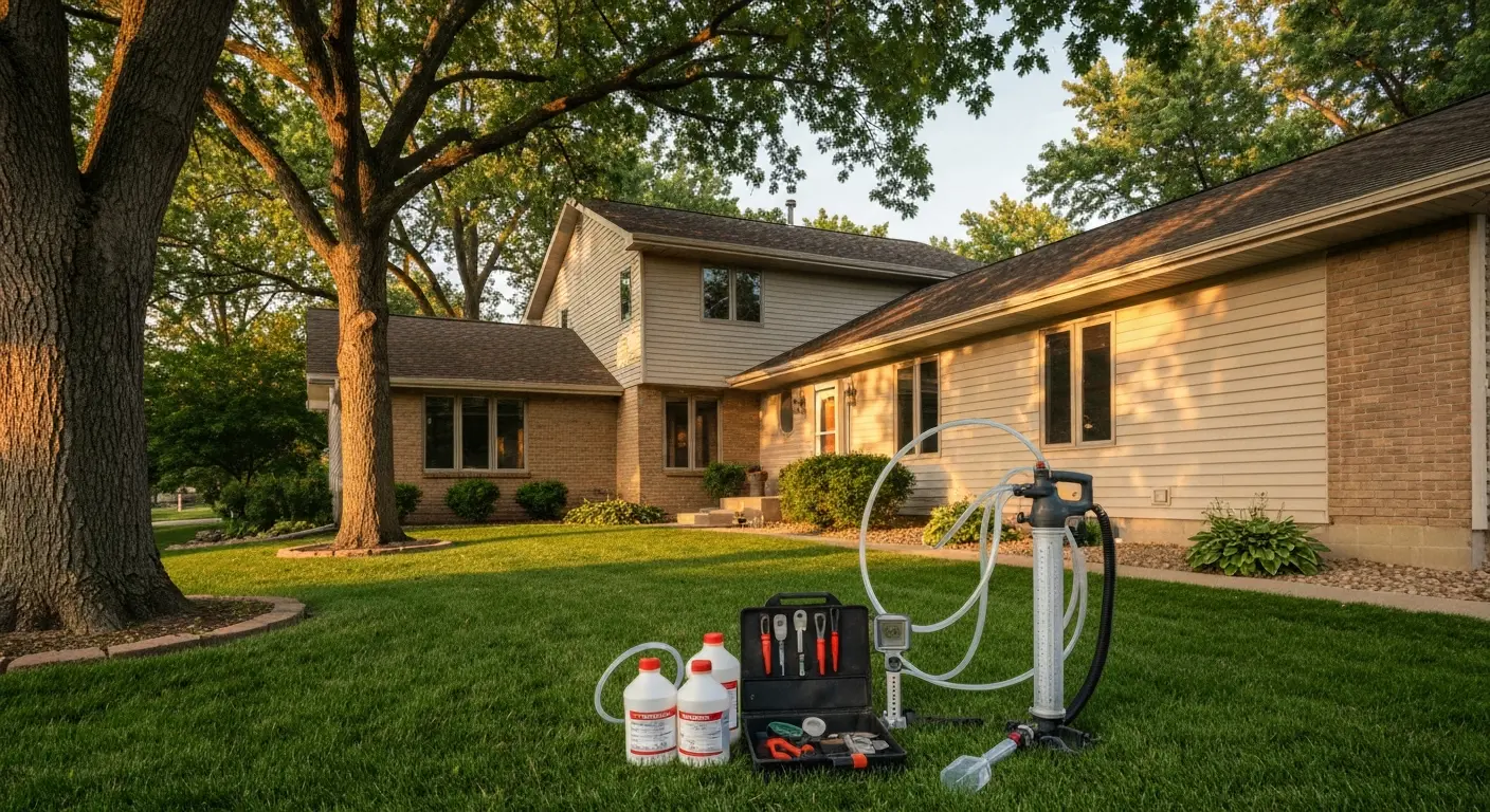 Insect control treatment in Iowa City