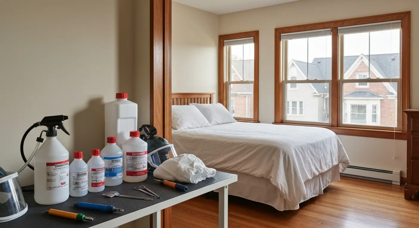 Bed bug and flea treatment in Tiffin bedrooms
