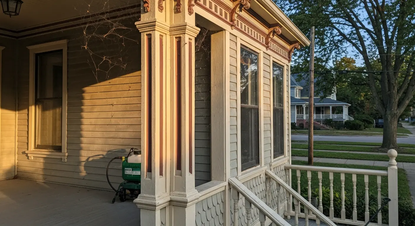 Spider control and web removal