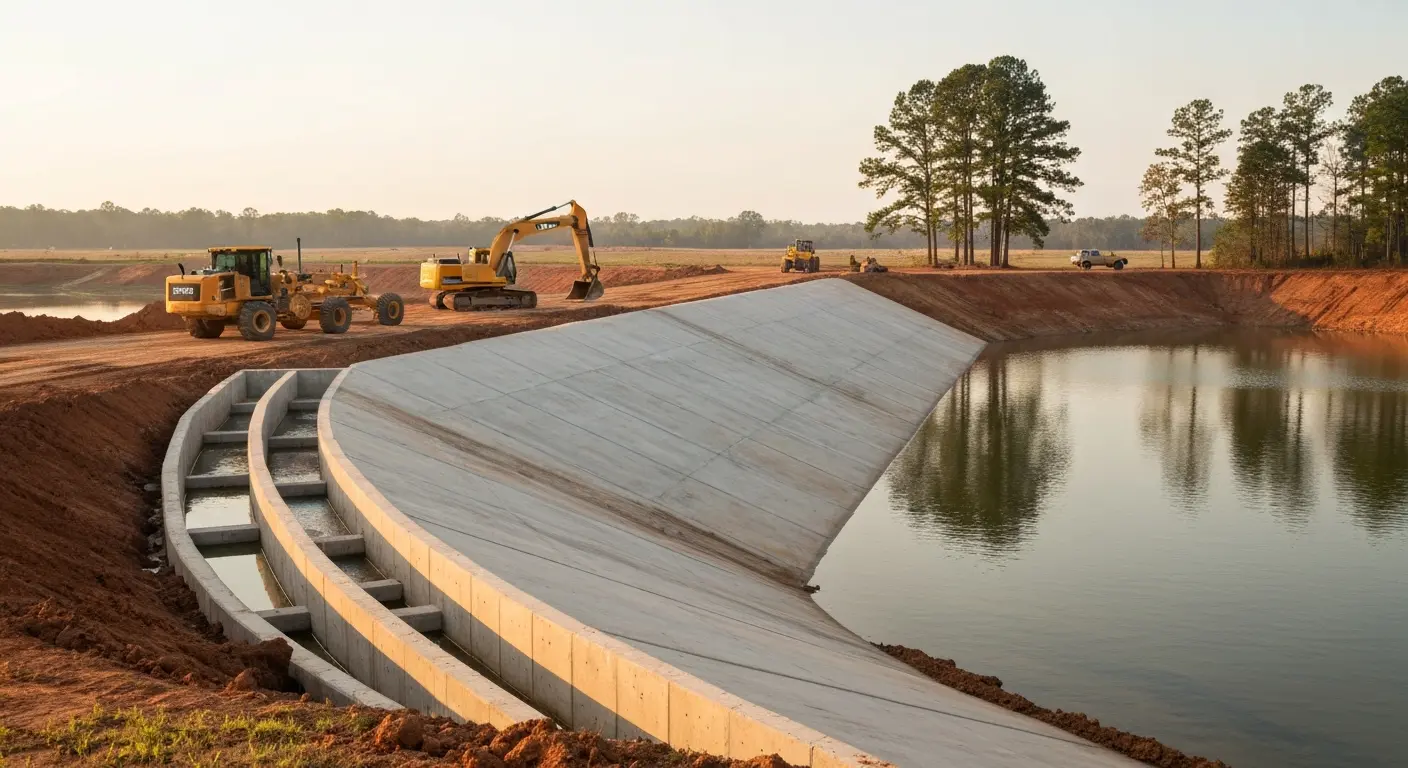 New lake construction project
