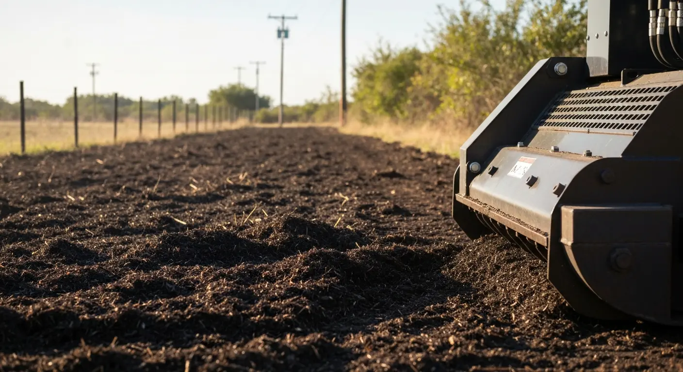 Invasive brush removal clearing