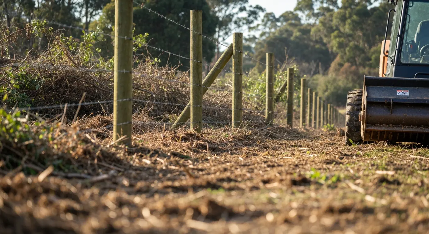 Forestry mulching brush removal service
