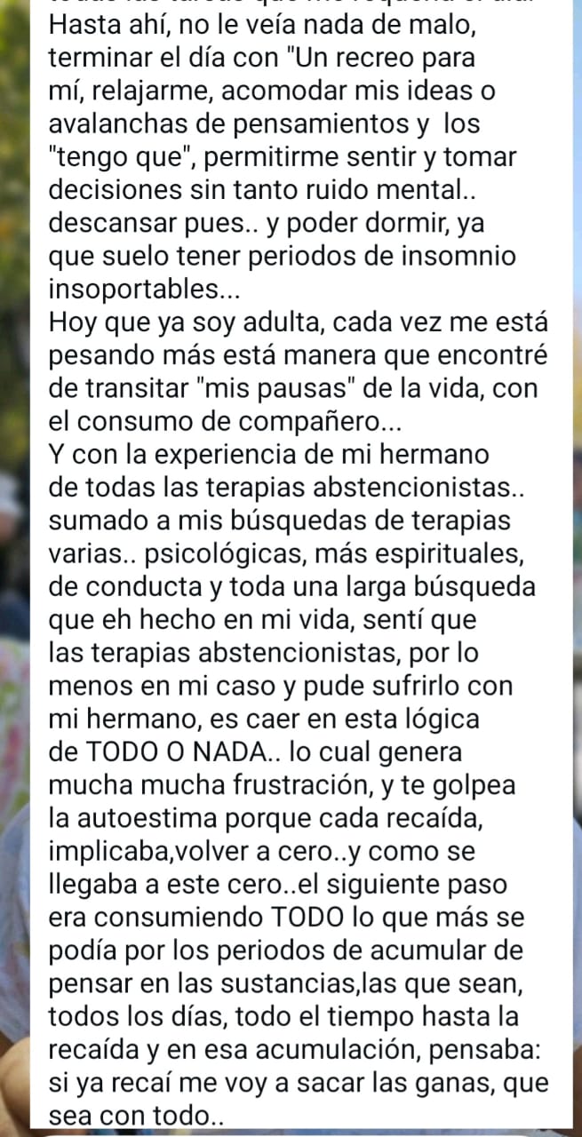 Captura 2 del mensaje de Malena M.