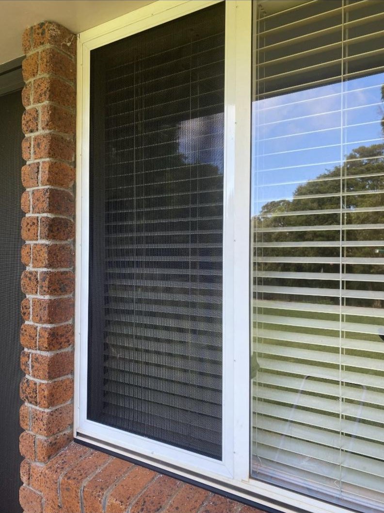 SecureView window screen in white