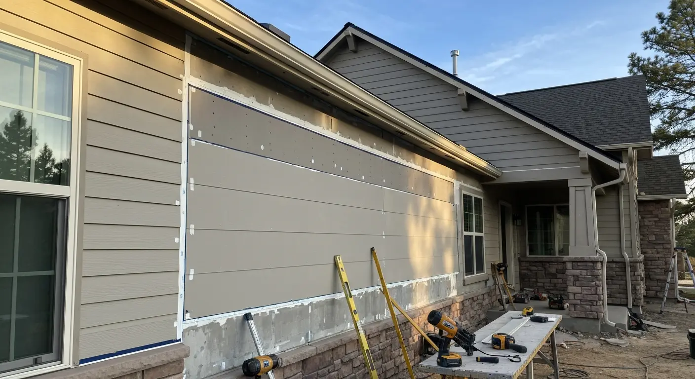Siding replacement project