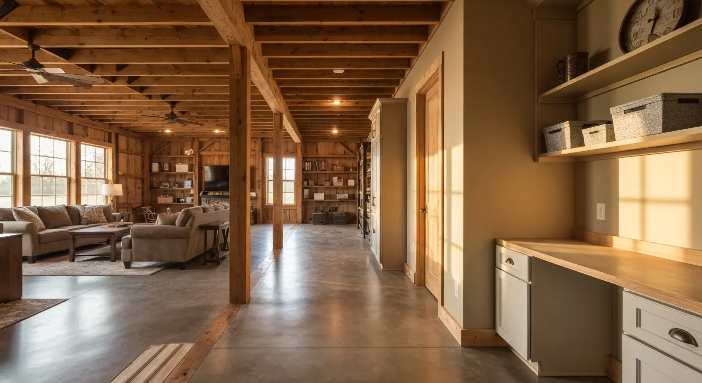 Barndominium interior design