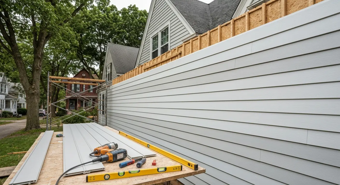 Siding installation