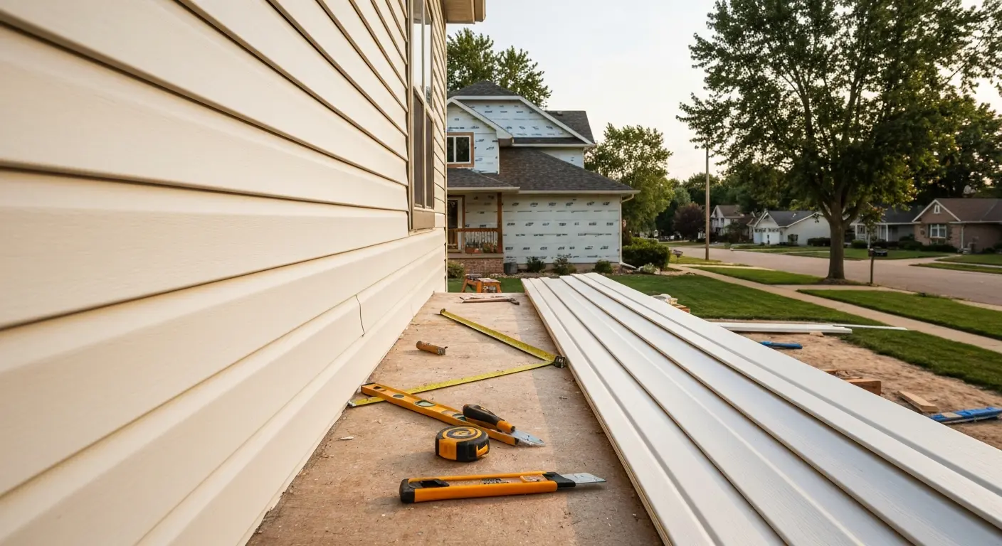 Siding replacement project