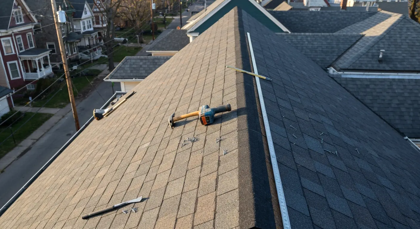 Residential roof repair