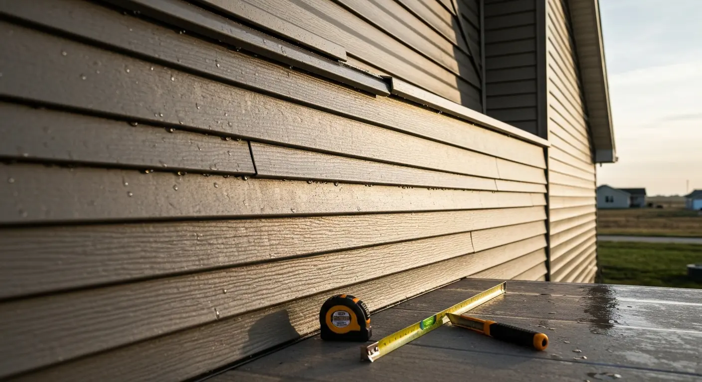 Vinyl siding installation for Cook NE home