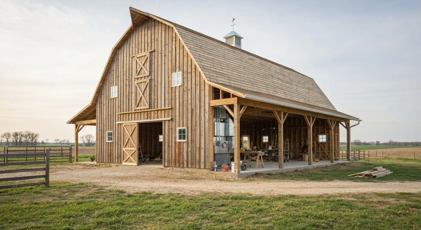 Barn restoration project