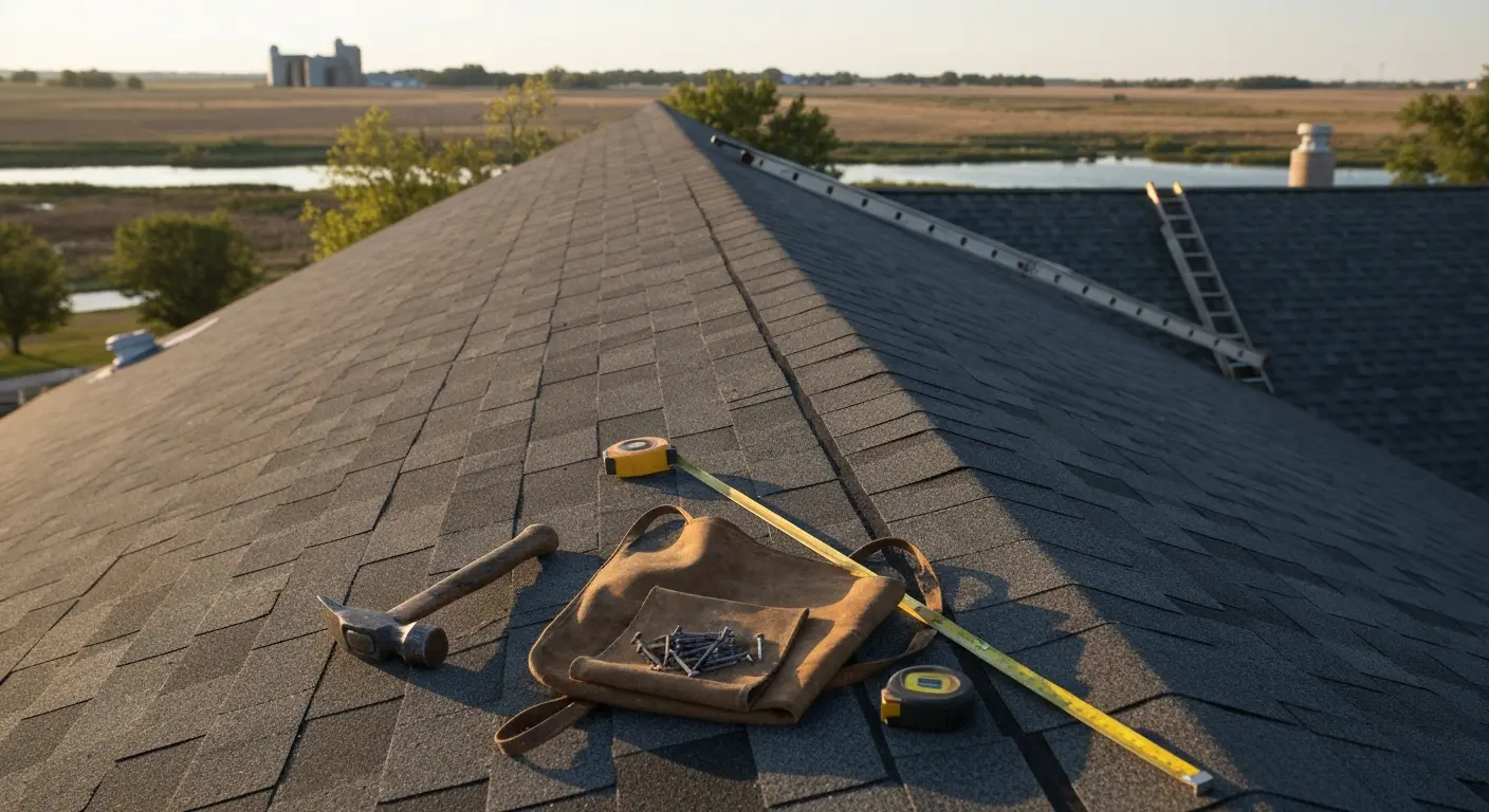 Roof repair and replacement work