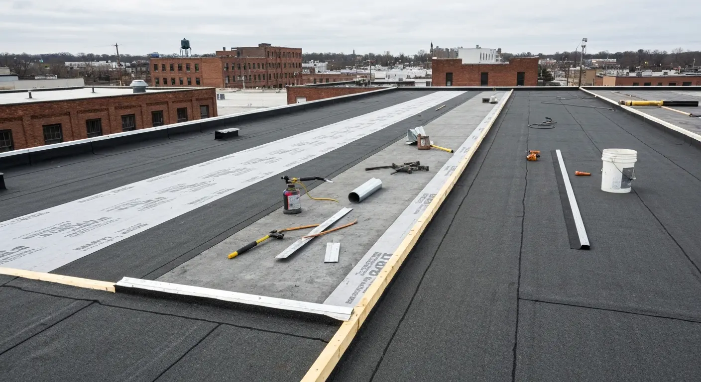 Commercial roof repair