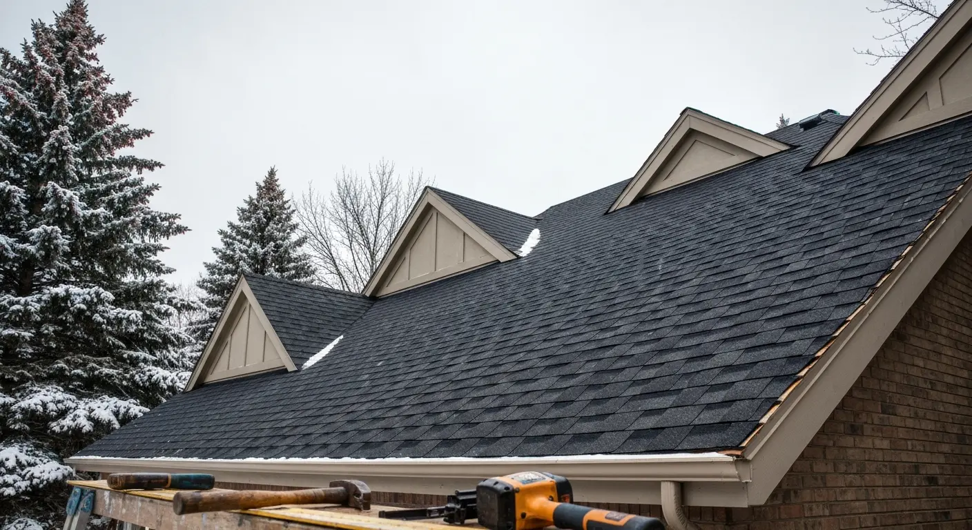 Residential roofing project