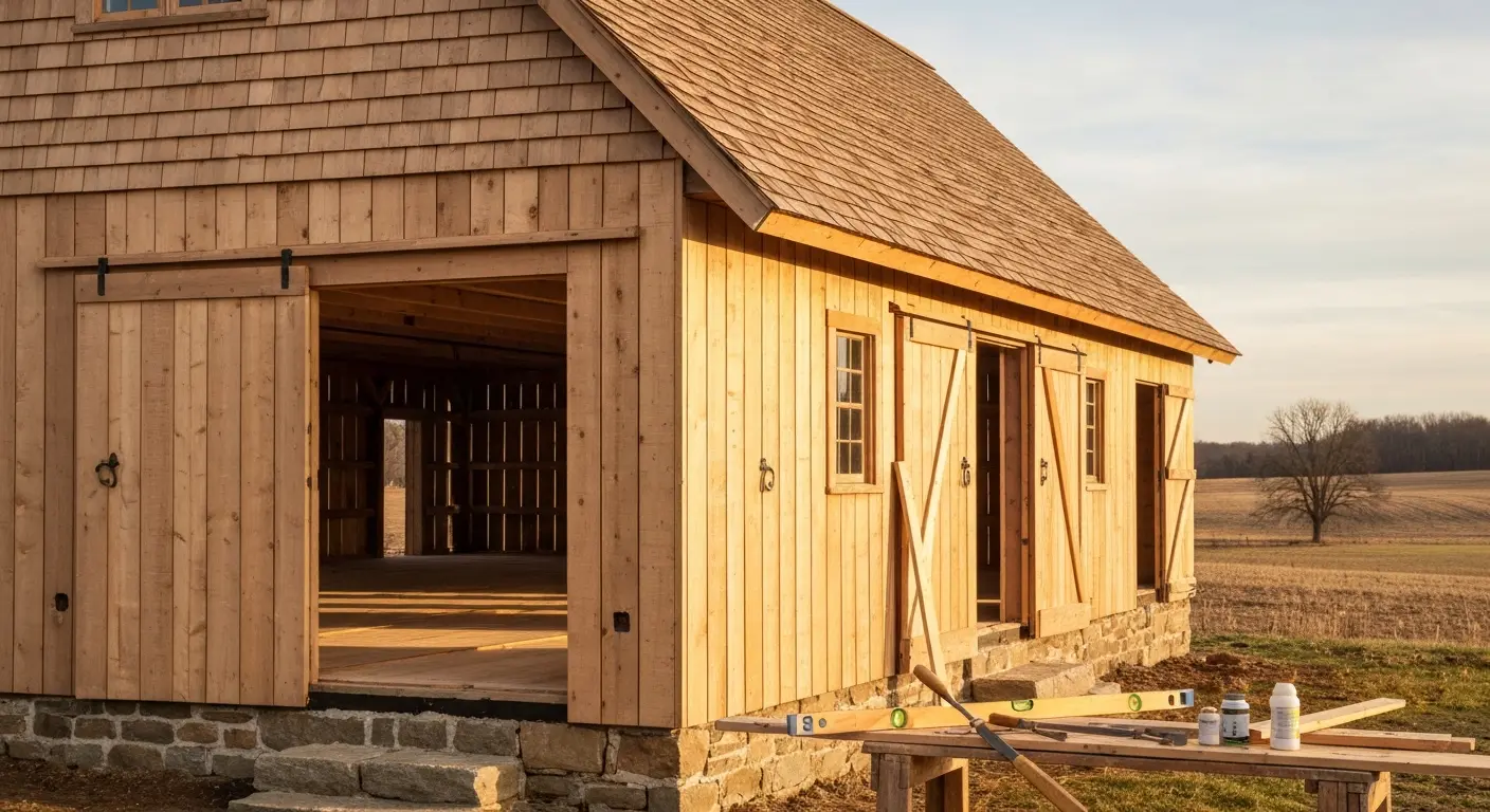 Restored barn in Syracuse