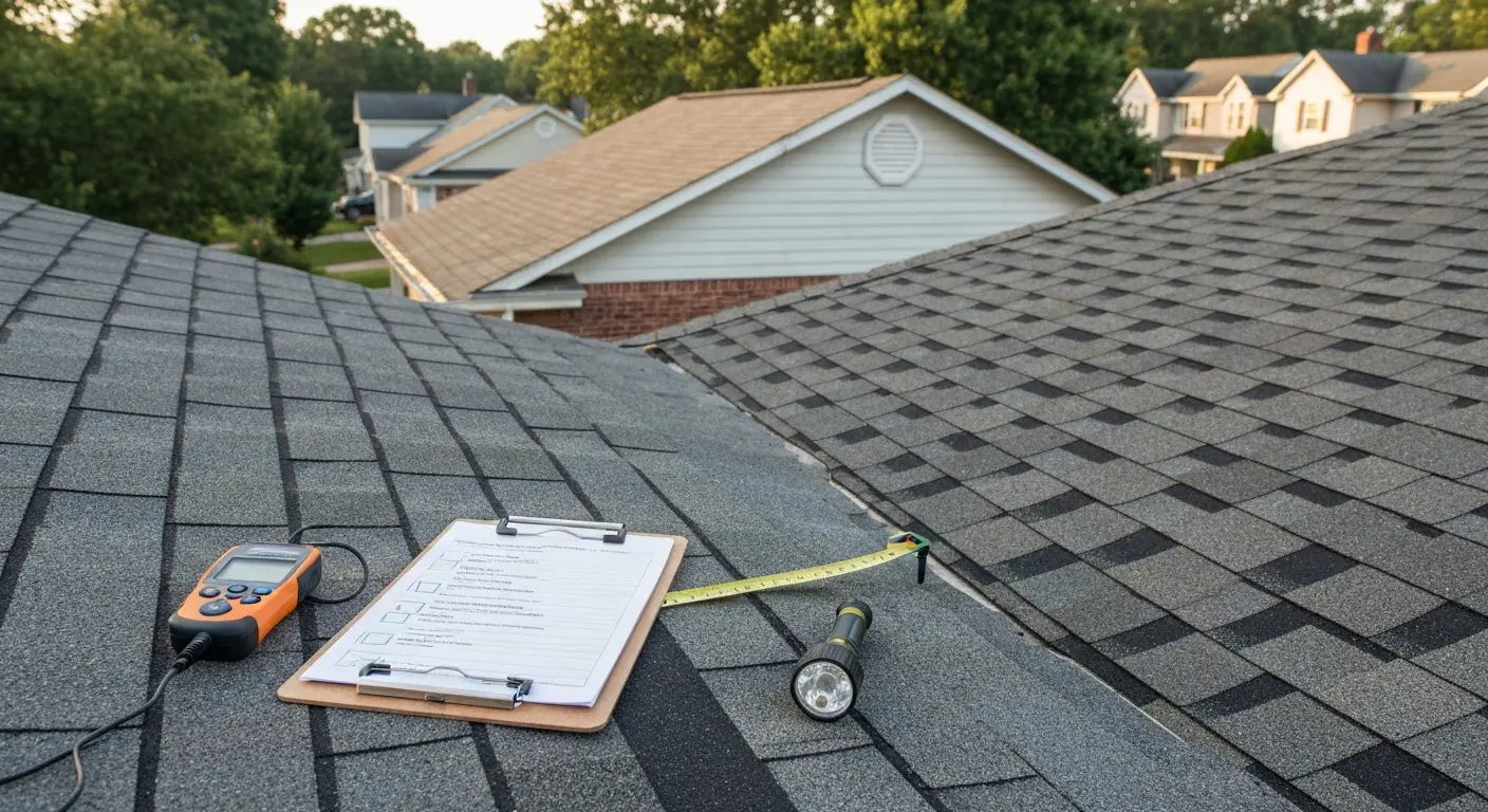 Roof inspection report