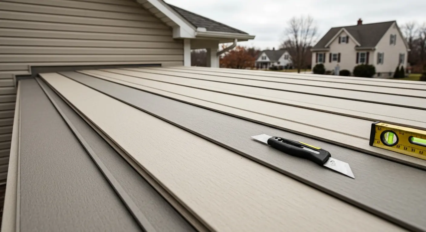 Fiber cement siding installation