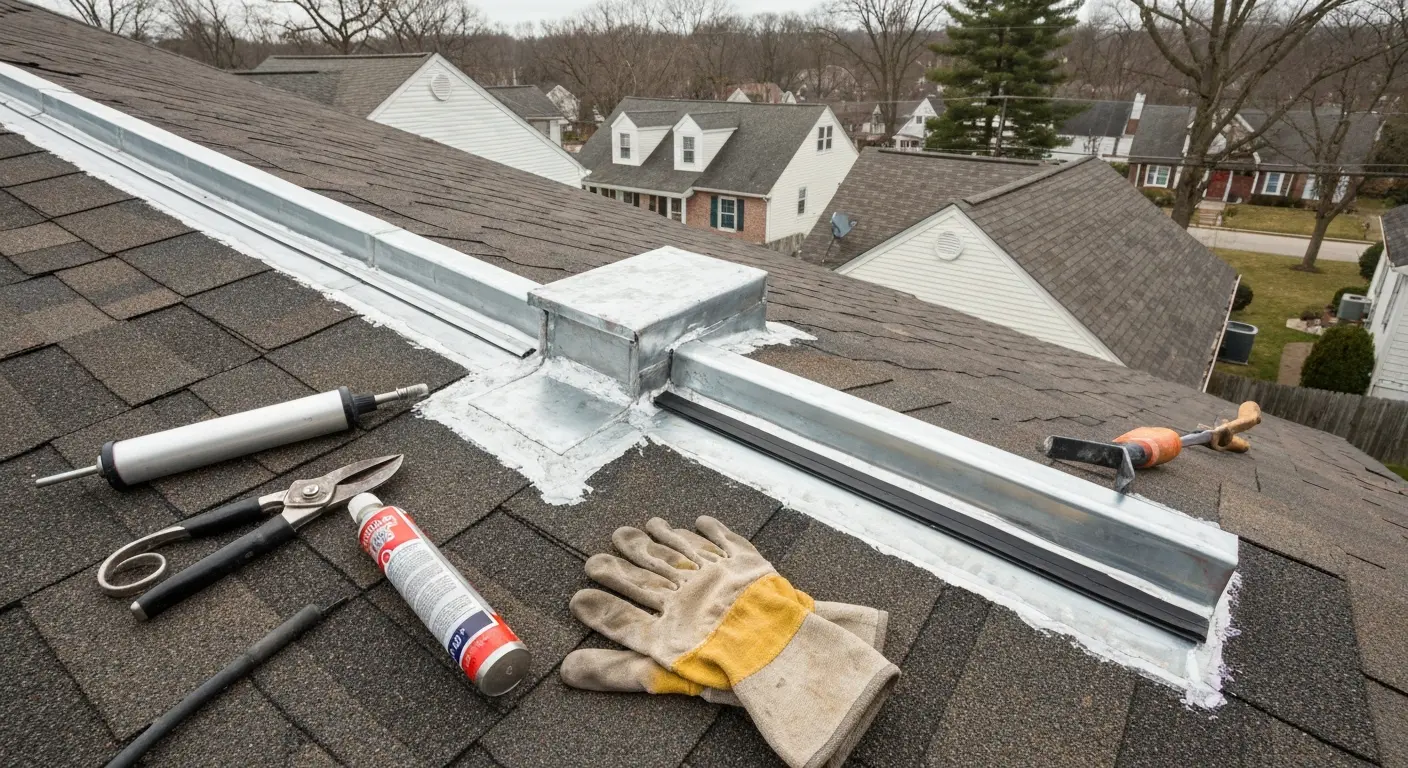 Roof repair work near Palmyra