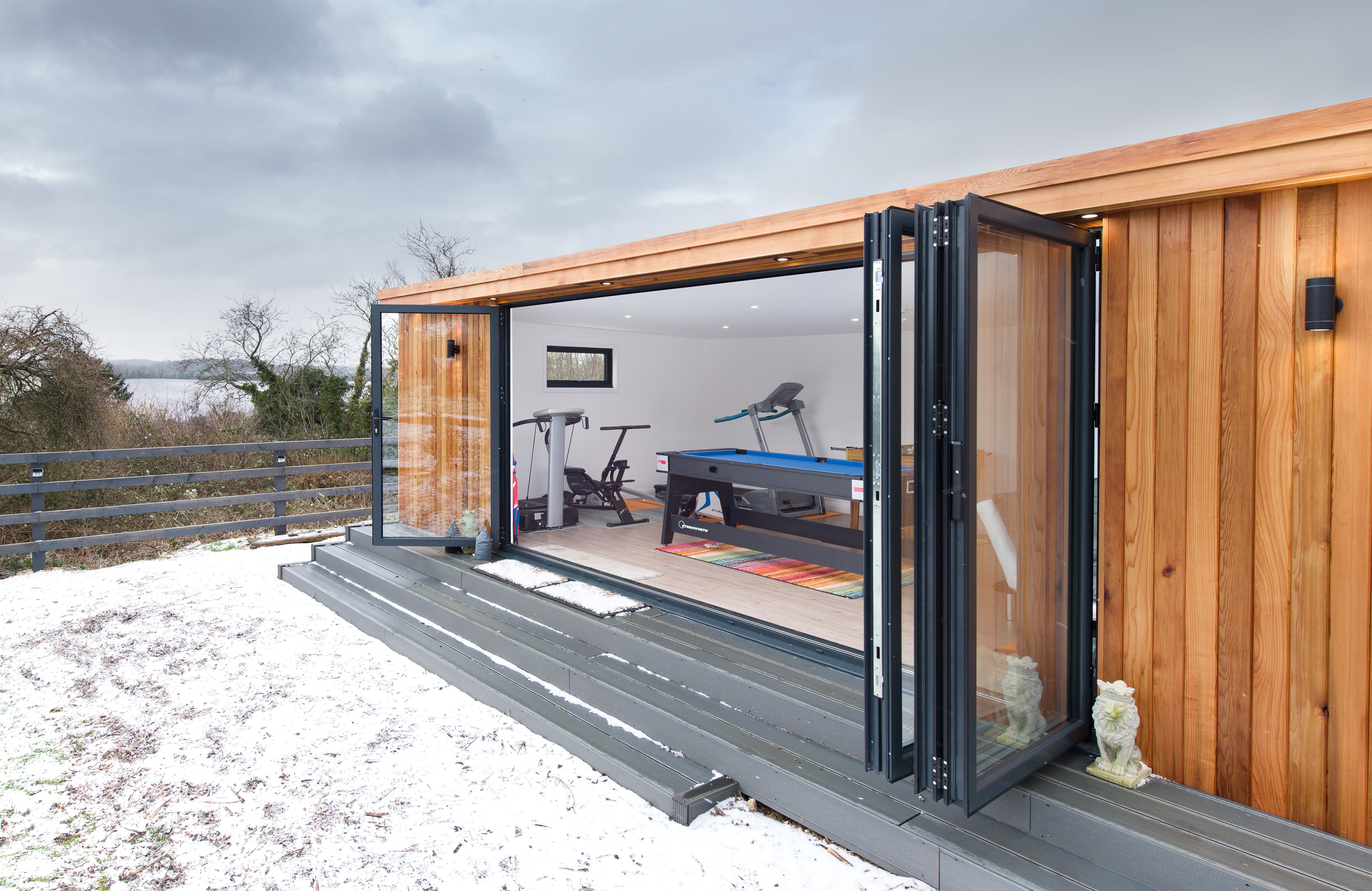 Bespoke garden room with large glazing