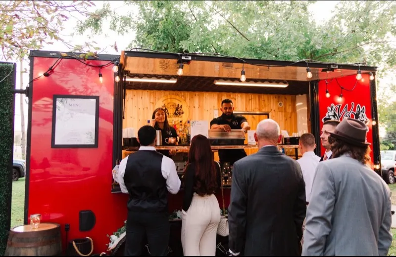 Wedding event bar service by Whiskey Dogs