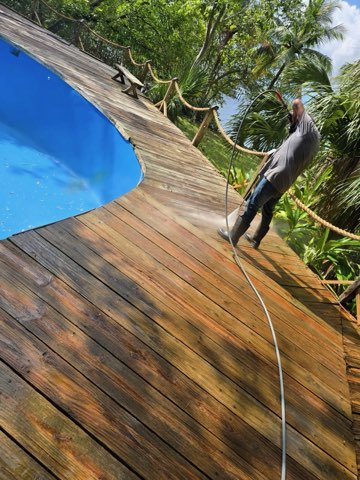 Pressure cleaning and painting work by JT Pressure Cleaning And Painting Inc.