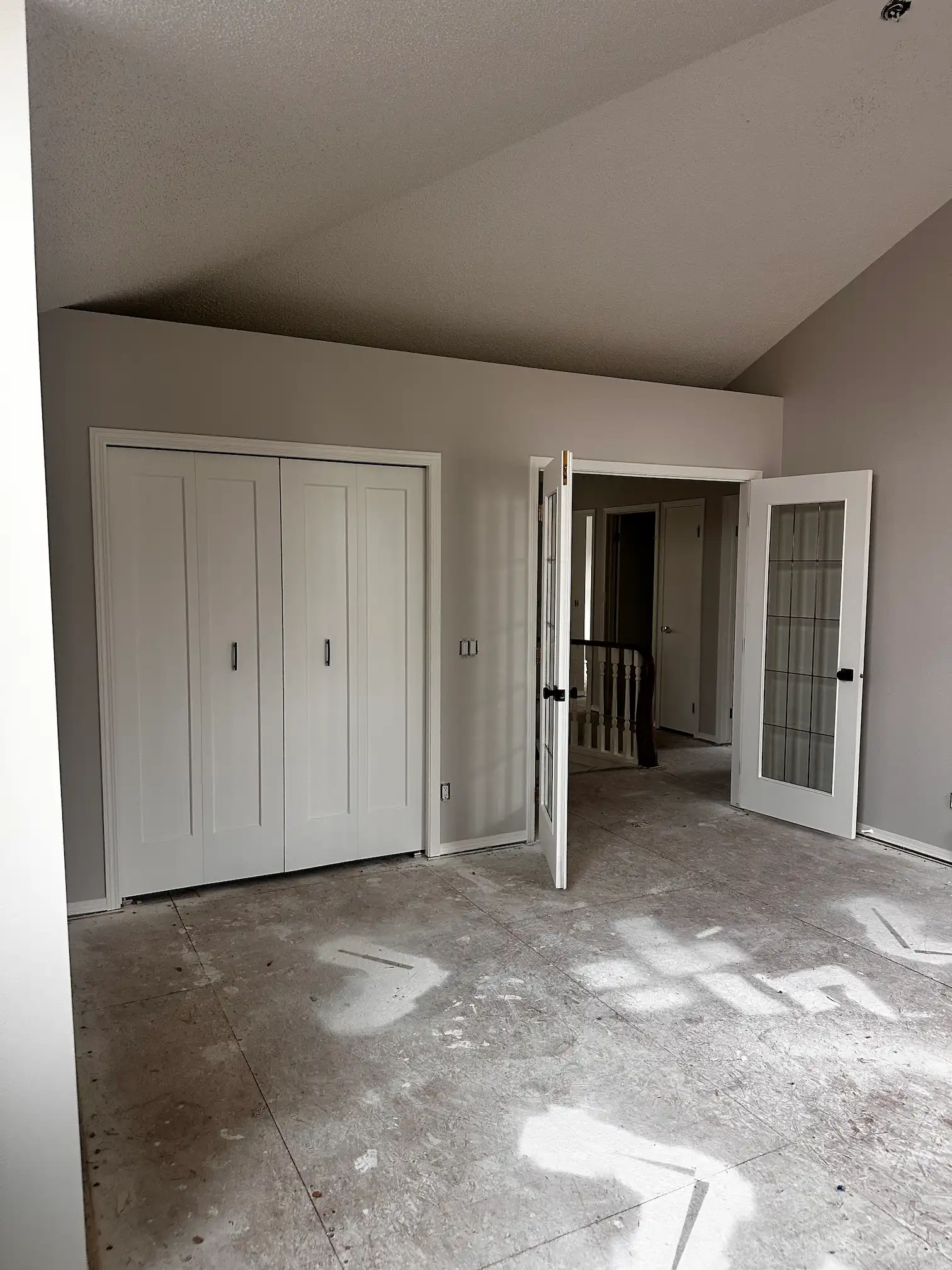 Wall painting touch-ups in Calgary