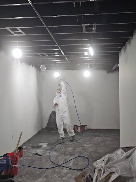 Ceiling paint touch-up services in Calgary