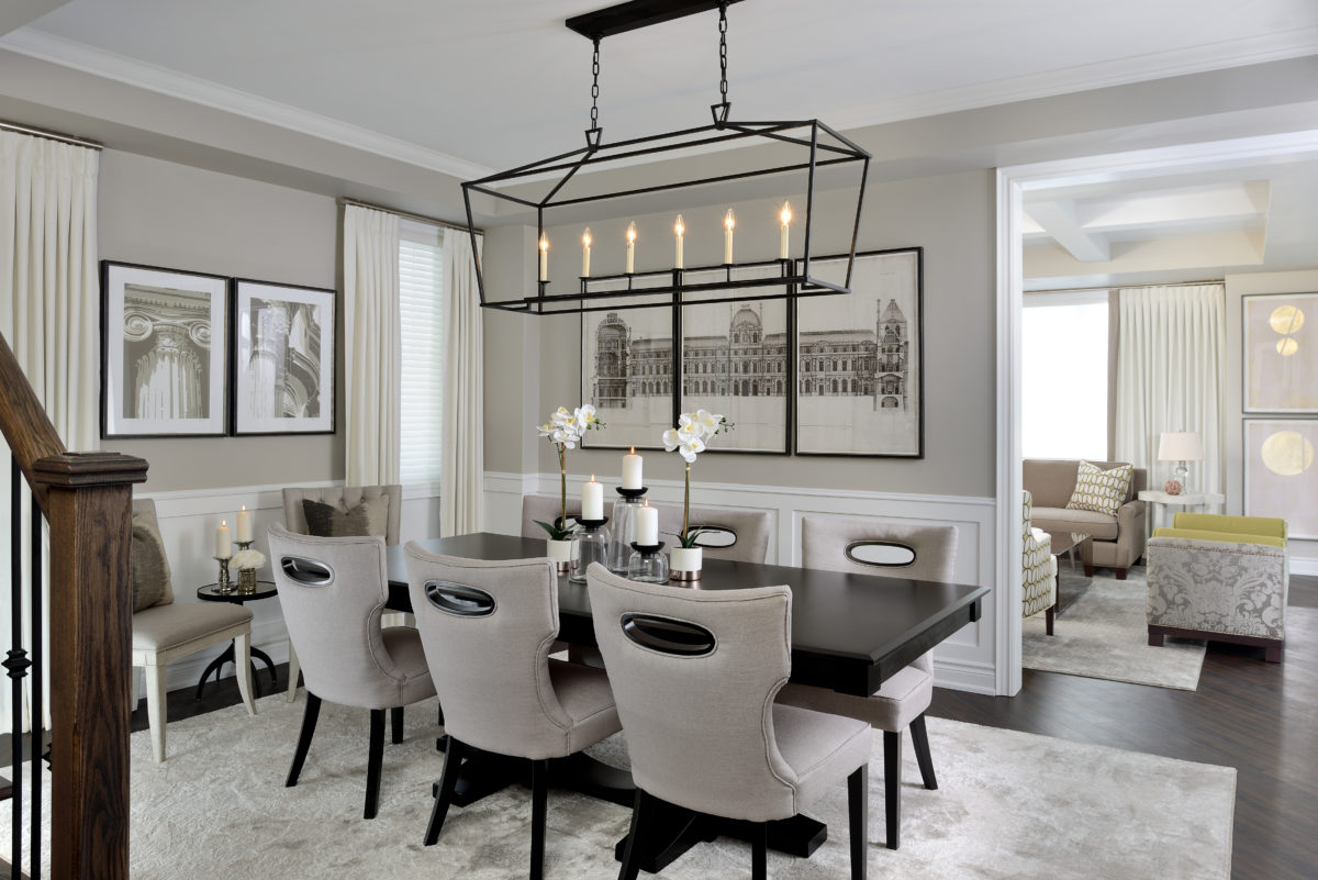 Kitchen dining area painting services in Calgary