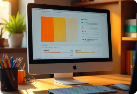 color contrast card image