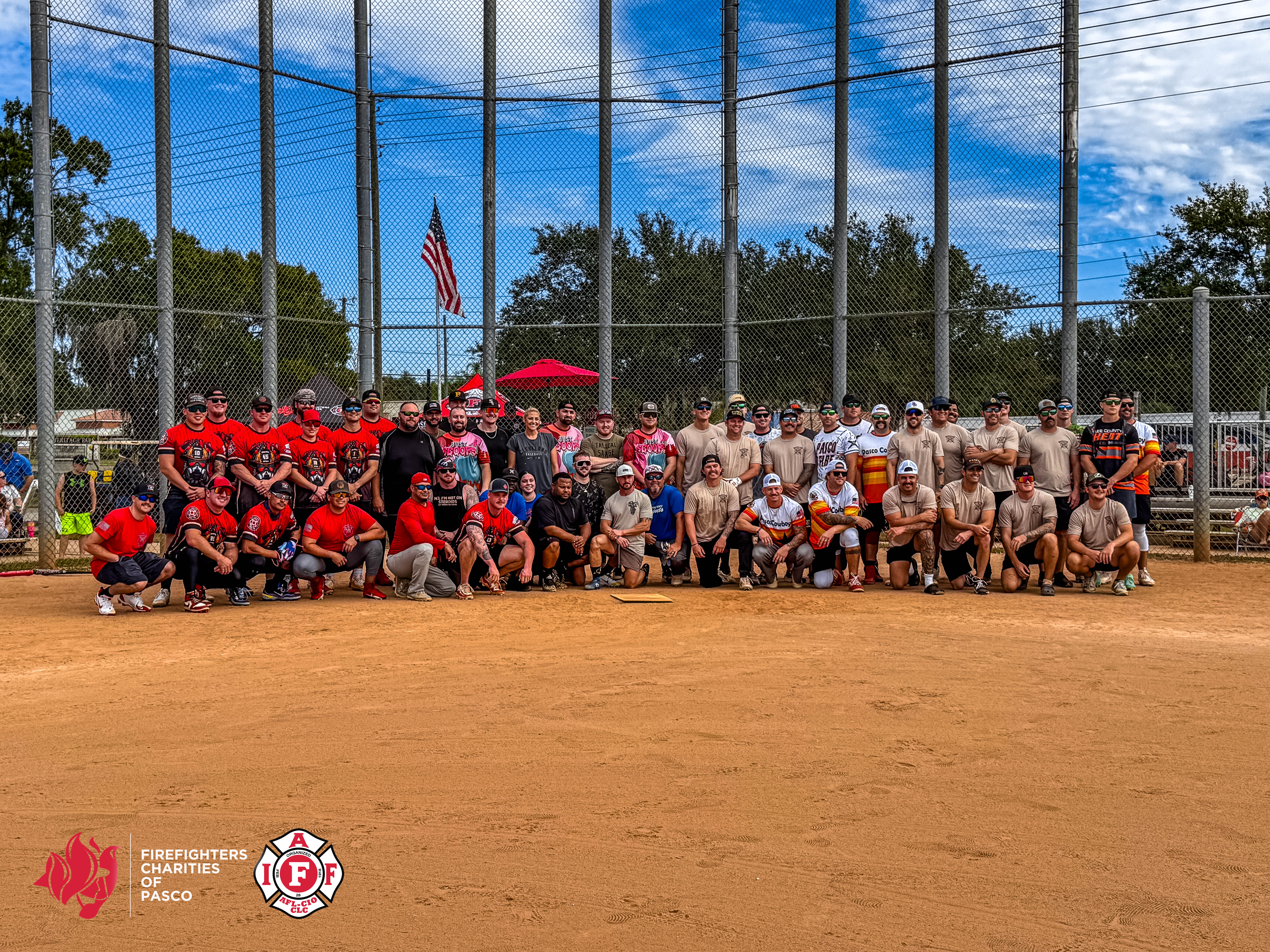 Badges at Bat 2025 group photo