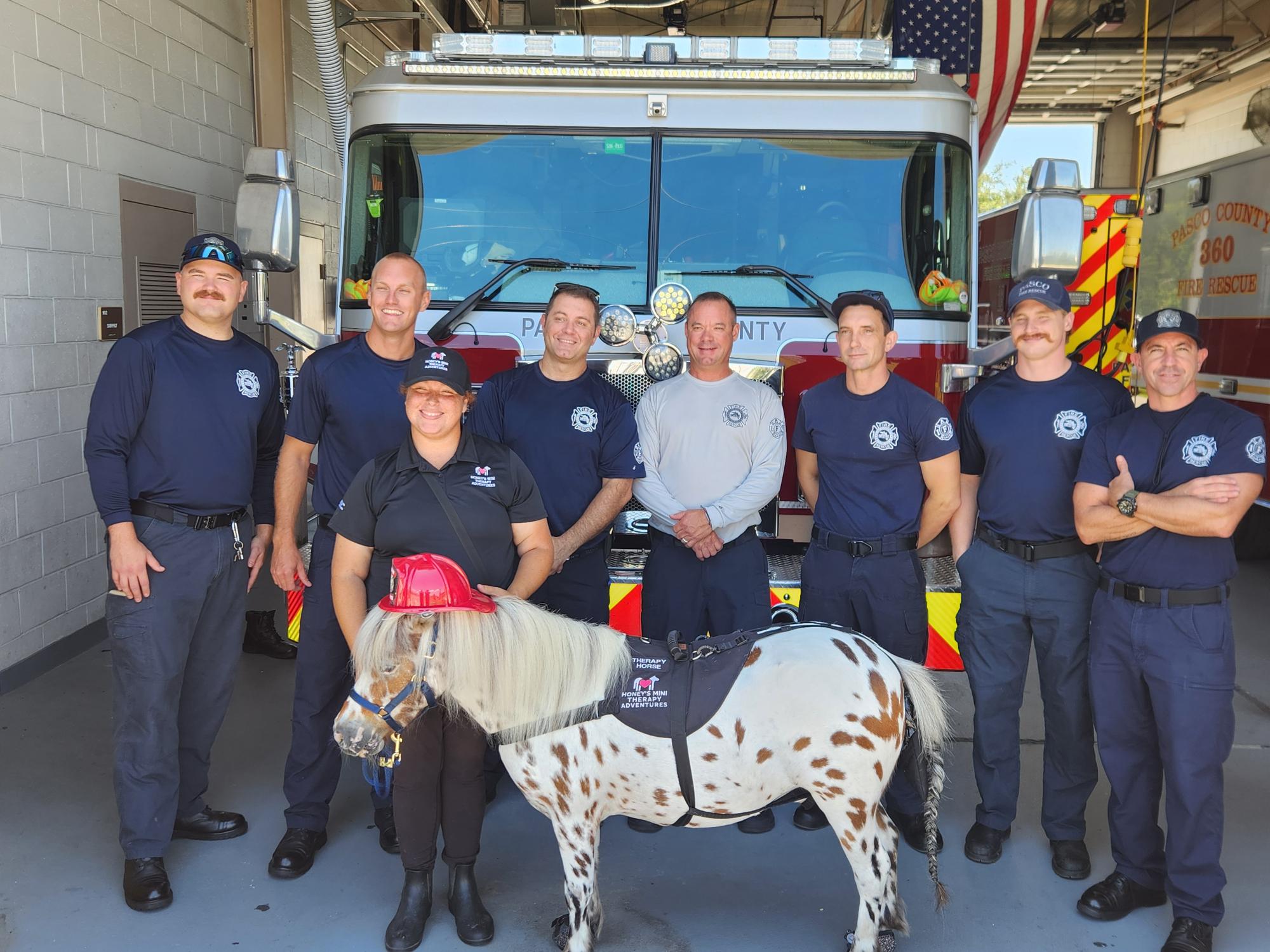 Honey's Mini Therapy Adventures visit to Pasco station photo 1