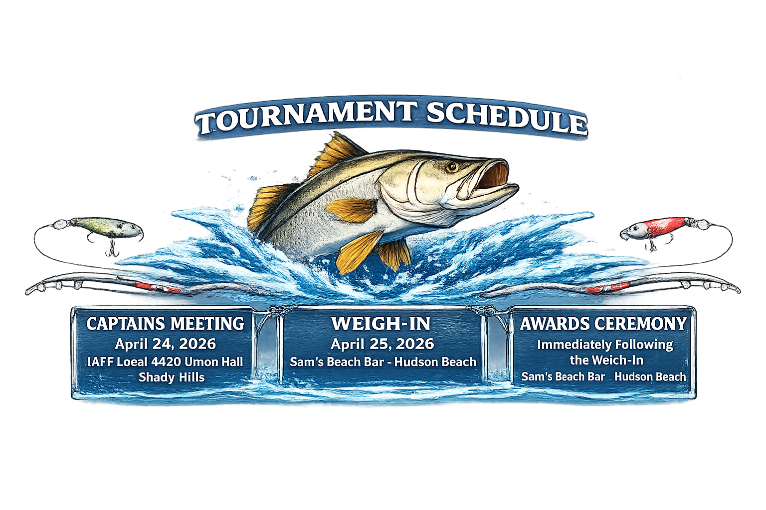 Jason Tucker Memorial Inshore Slam Tournament Schedule