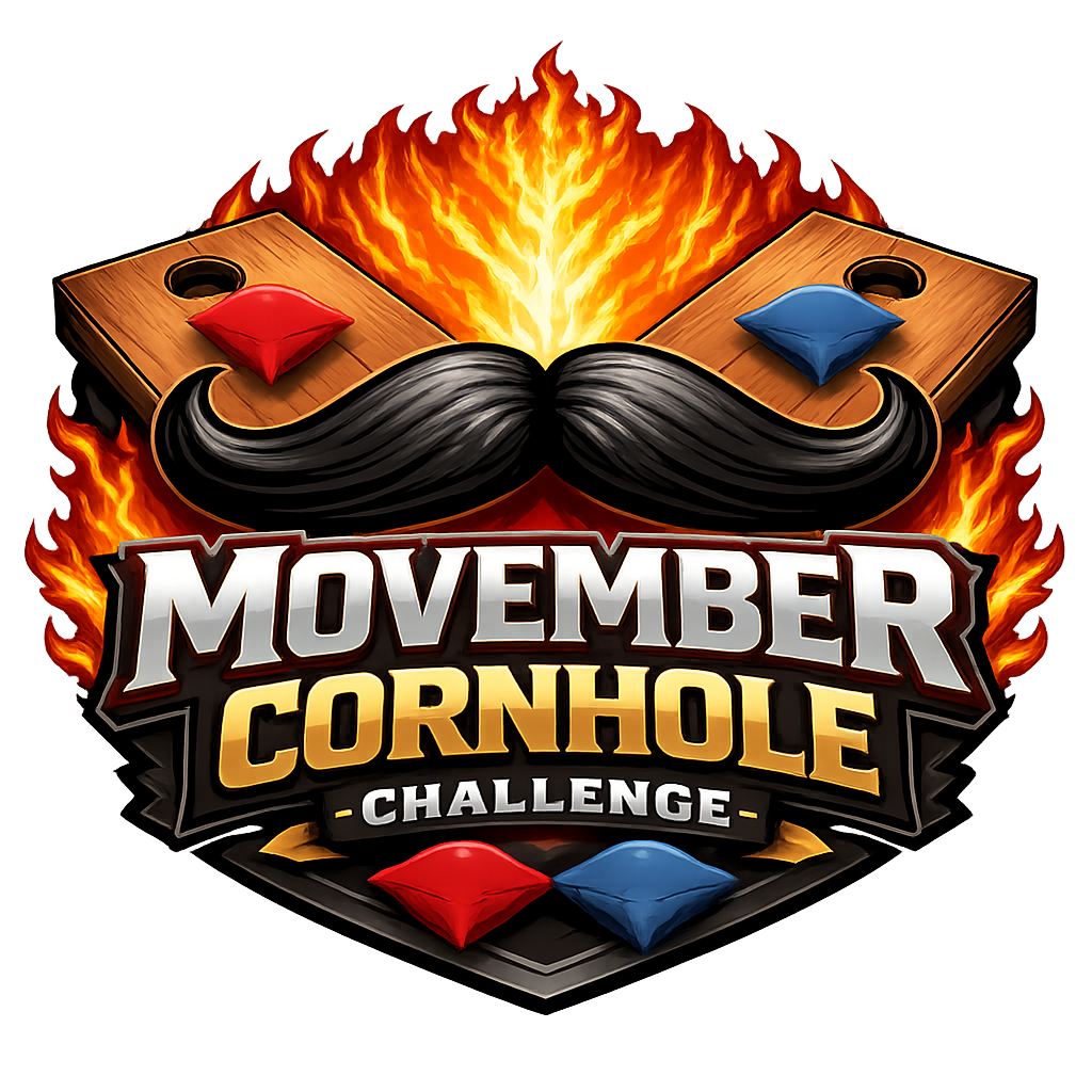 Movember Cornhole Tournament logo