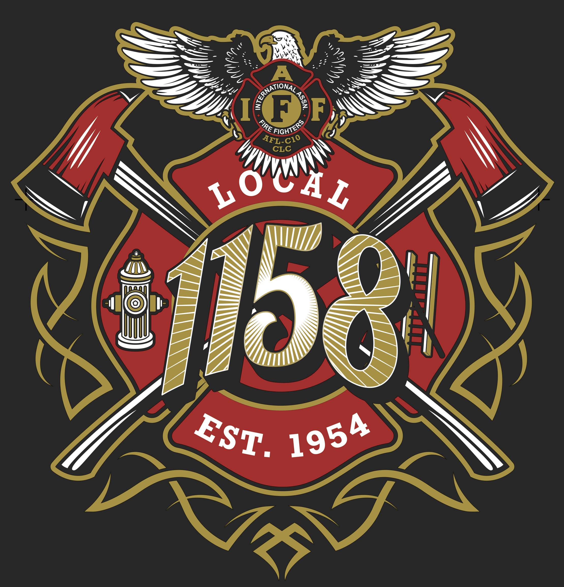 IAFF Local 1158 Clearwater sponsor logo