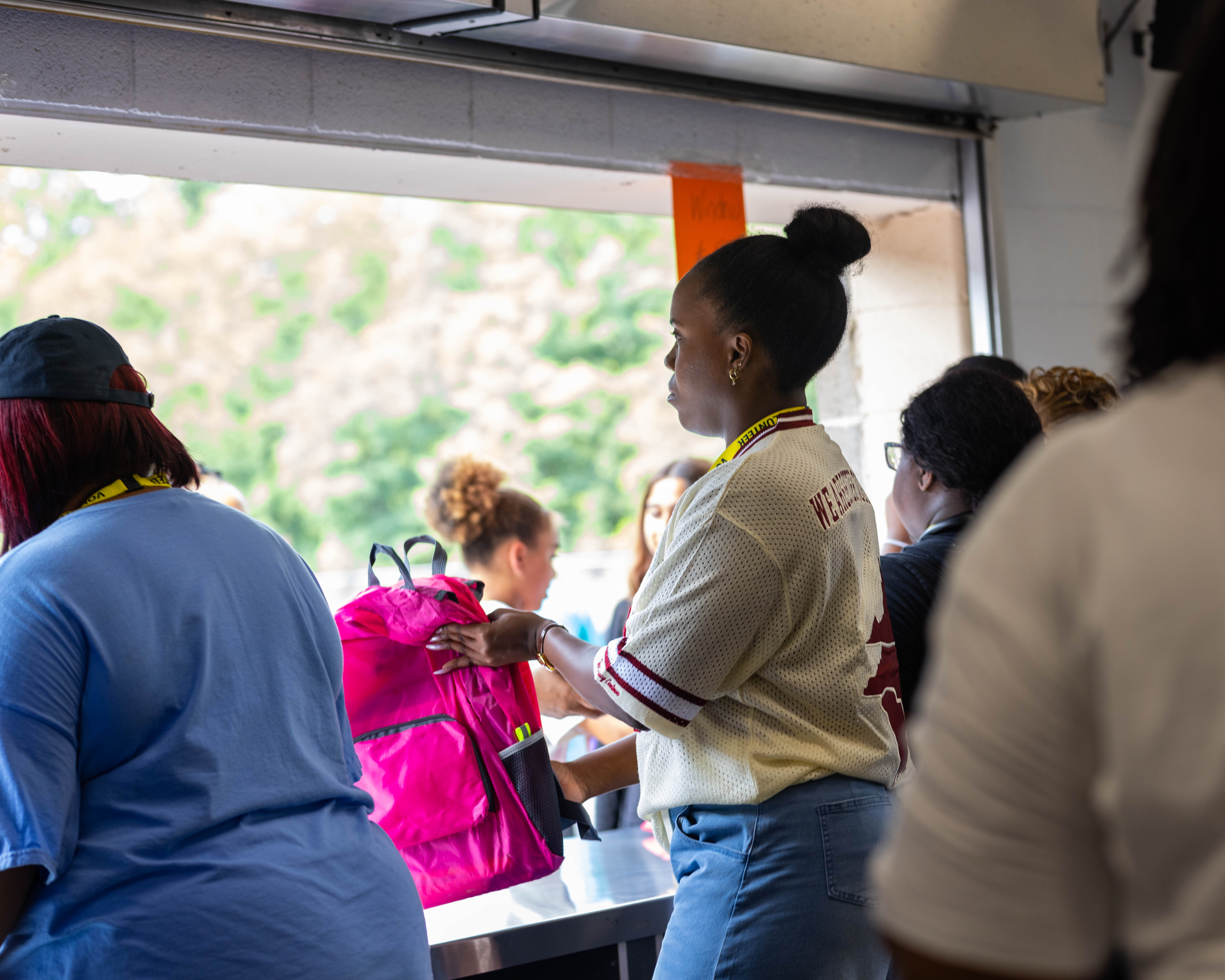 Distributing food directly to schools and local communities