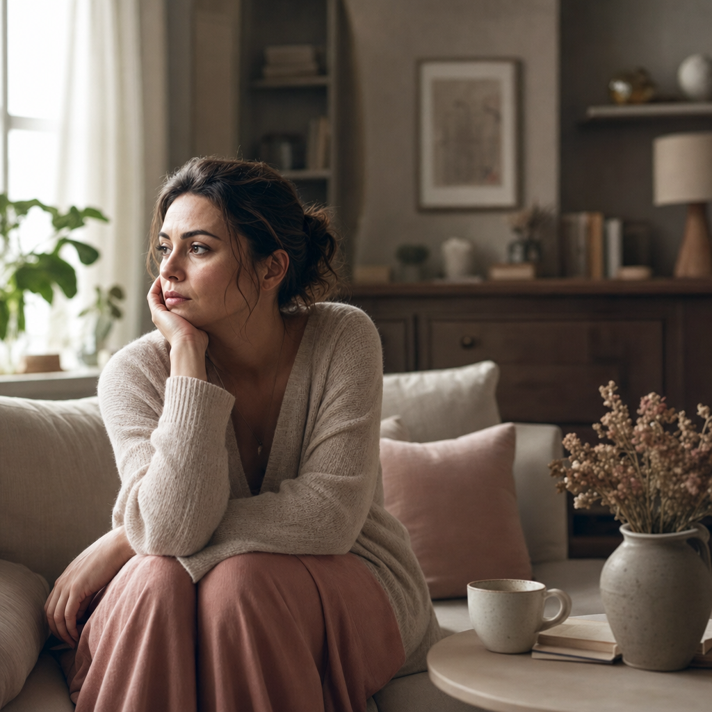 Žena unavená v svém vlastním prostoru – Feng Shui