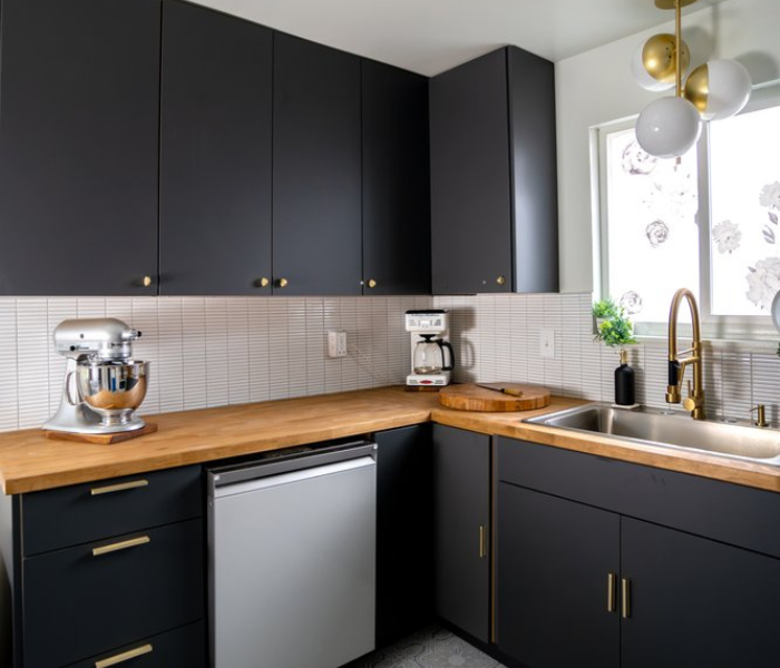 Custom cabinetry and countertops by Northwest Builders & Renovation