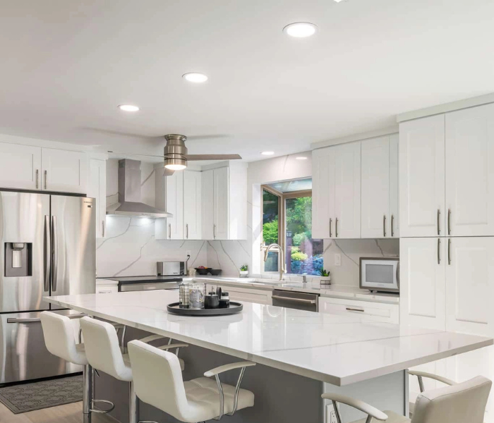 High-end kitchen design by Northwest Builders & Renovation