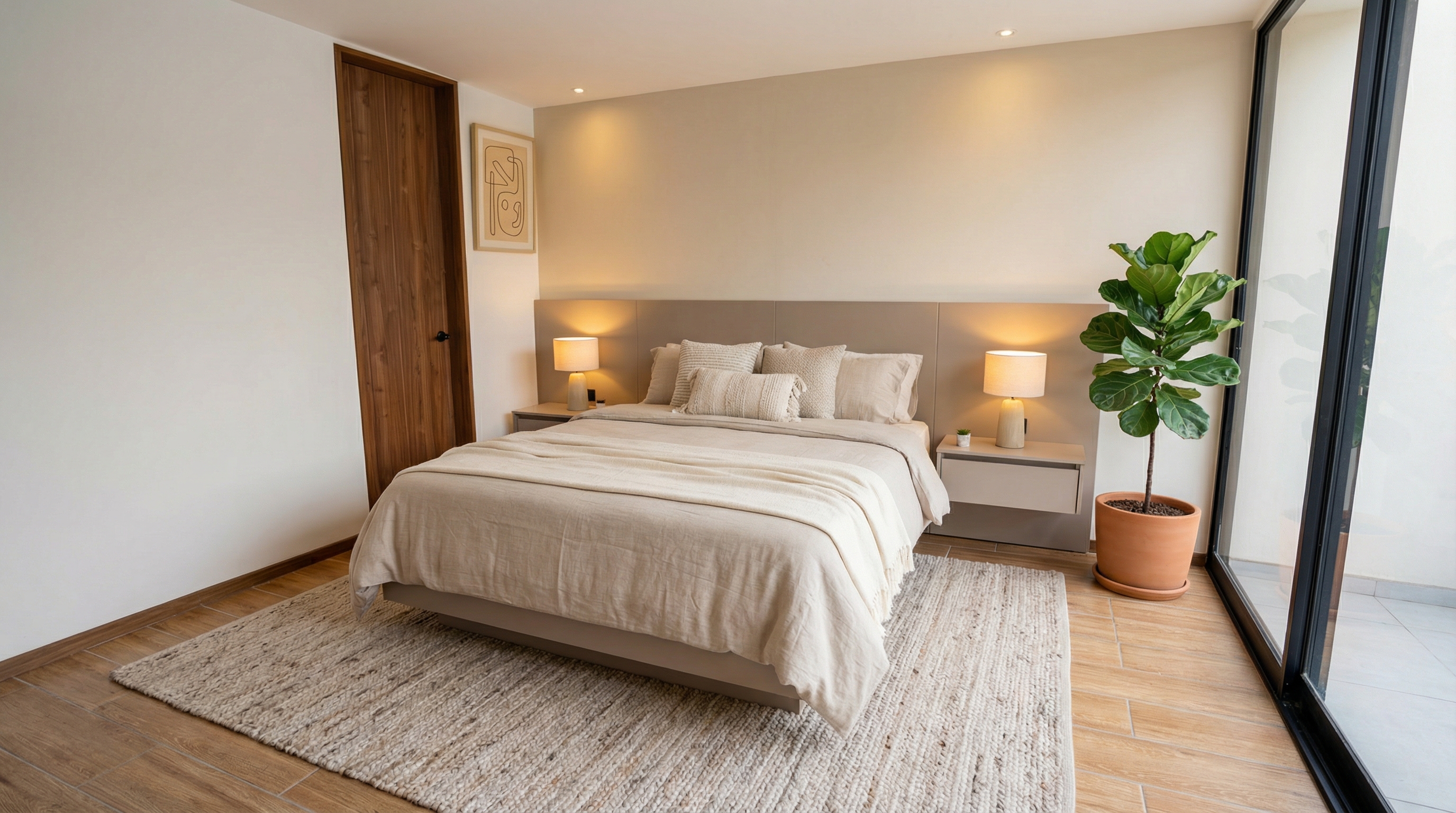 Render Dormitorio máster — KANTU Residencias