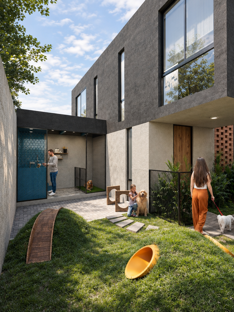 Render amenidad Pet Zone — KANTU Residencias