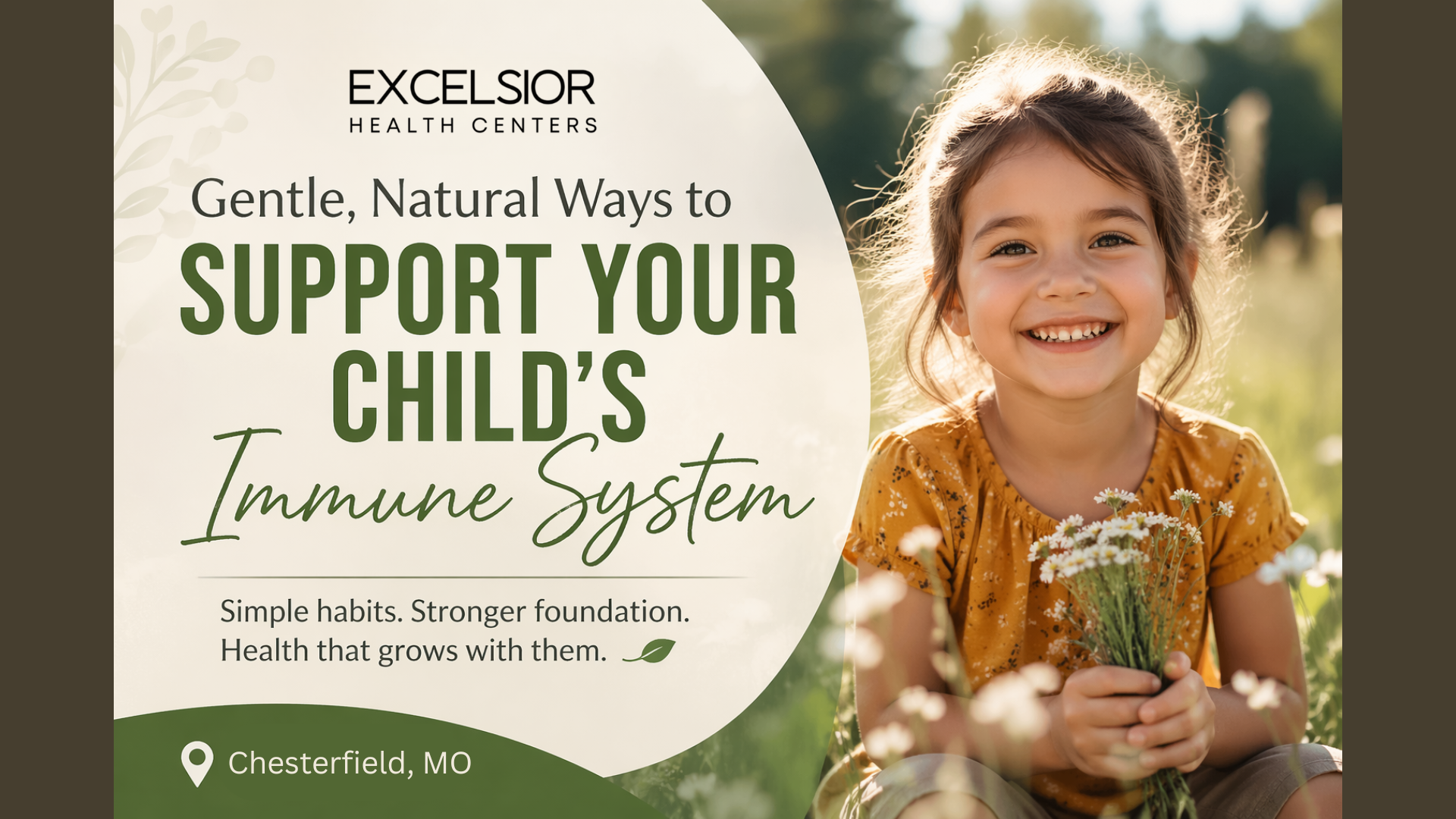 Natural Ways to Support Your Child’s Immune System in Chesterfield, MO