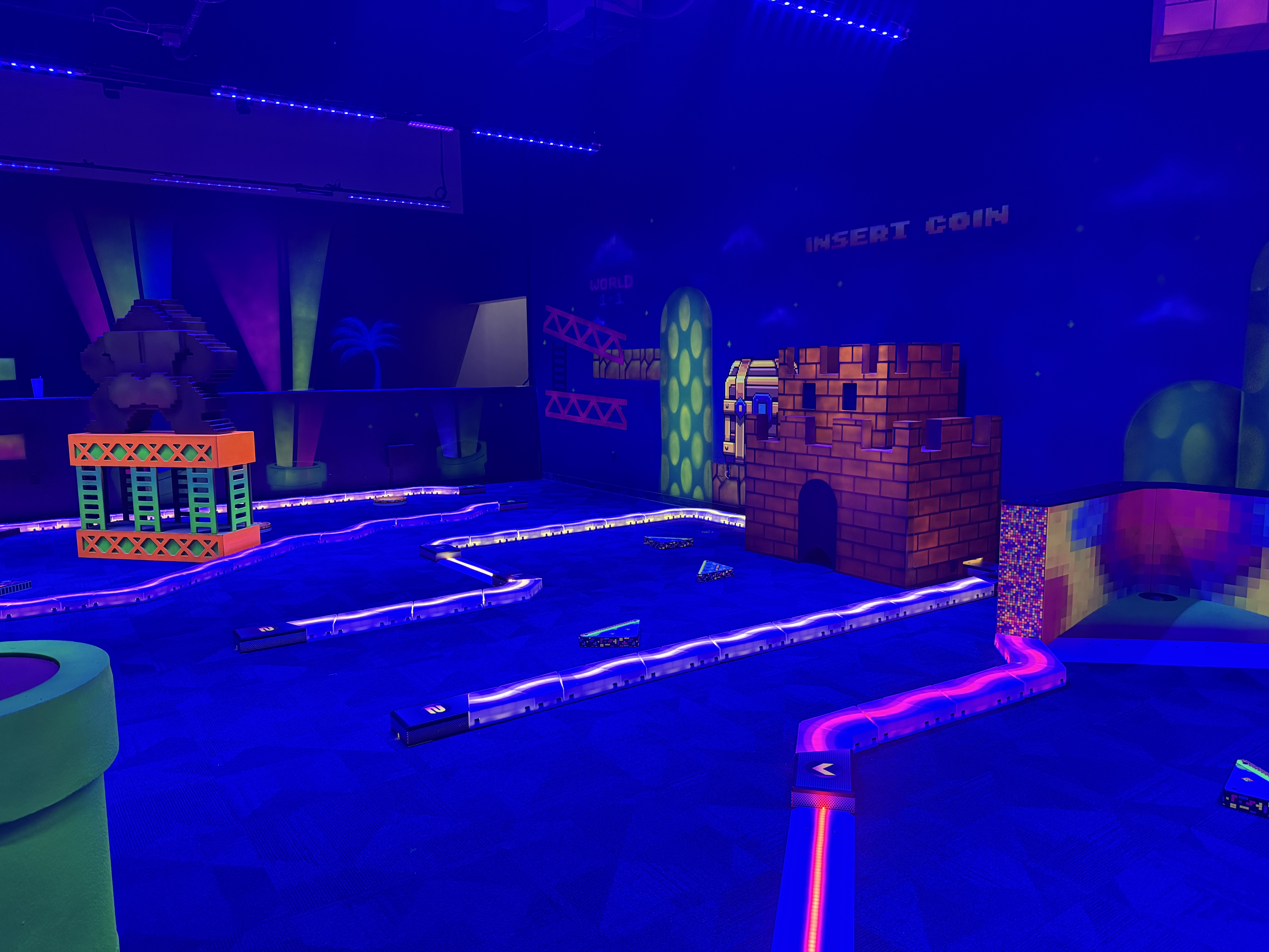 Mini golf course at J-Town Strike & Spare