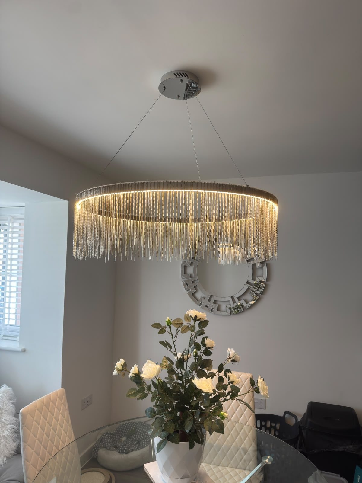 Dining Room Chandelier Install by Everstone Electrical, Medway