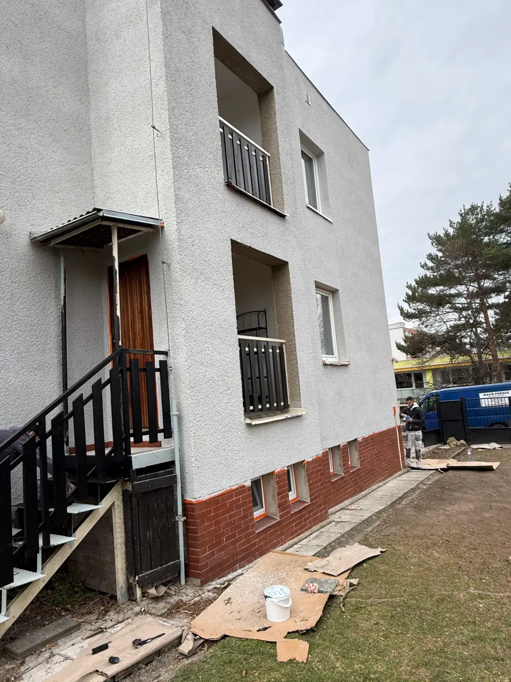 Nátěr fasády rodinného domu – po