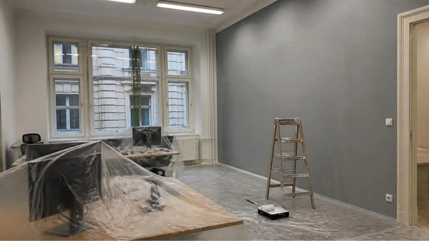 Malování kanceláří, restaurací a společných prostor – ukázka