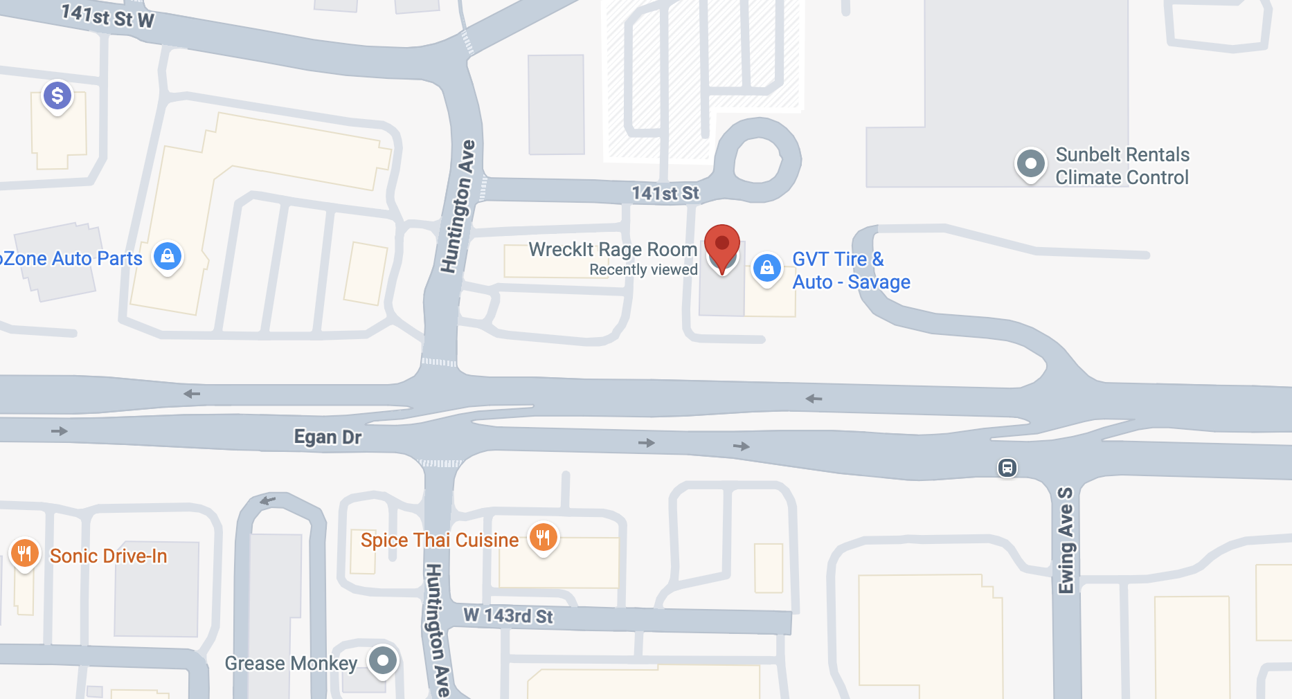 WreckIt Rage Room Map
